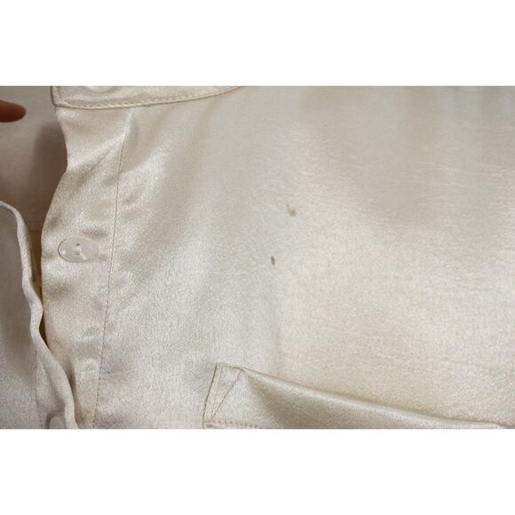 Free People Shooting For the Moon Button Down Tea Champagne Size Medium - Picture 8 of 9